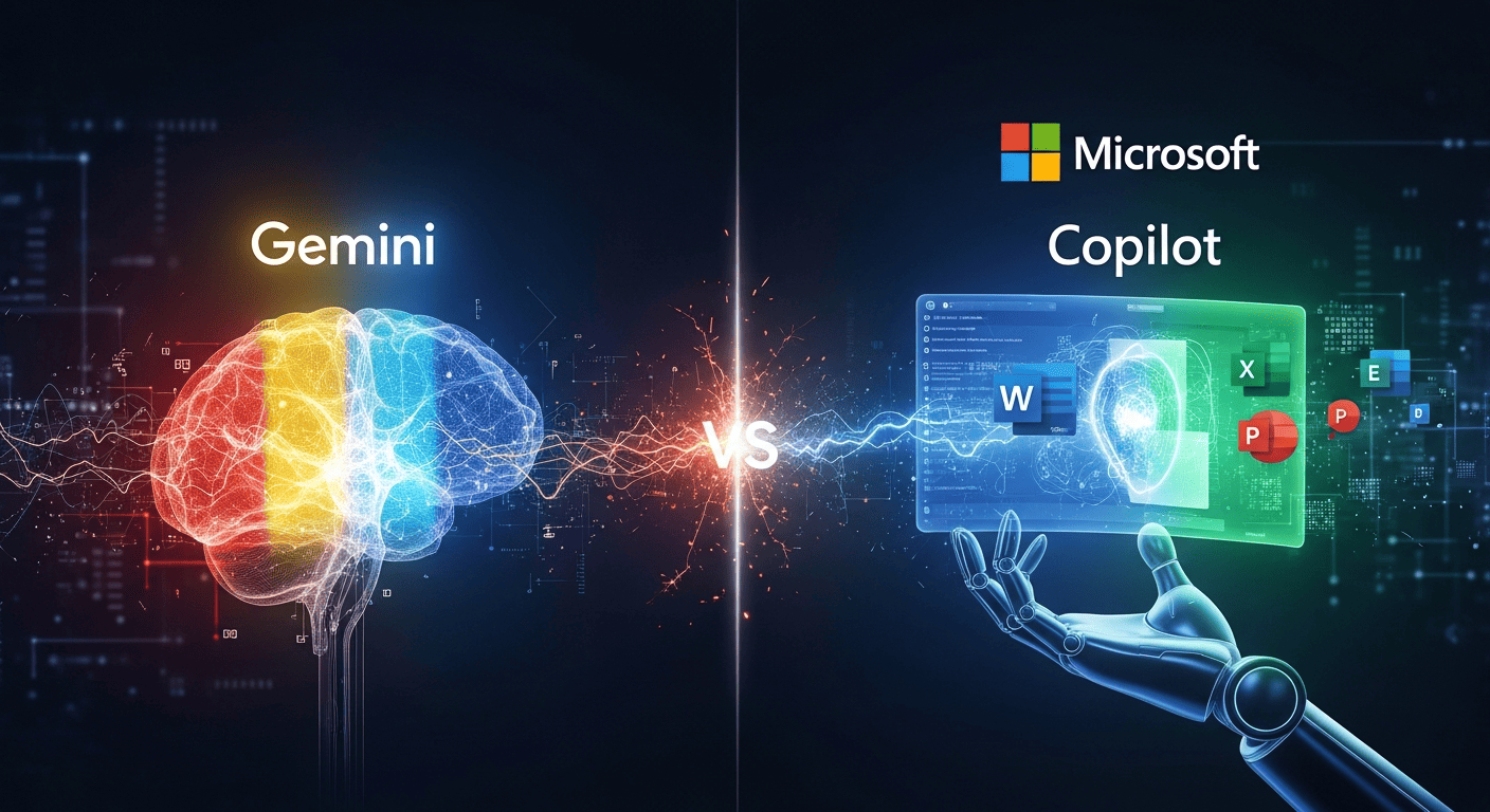 Google GeminiMicrosoft Copilot Gemini vs Copilot AI assistant comparison Best AI productivity tools AI for content creation Office automation AI AI workflow automation Team collaboration AI AI for coding and development Long-Tail Keywords Google Gemini vs Microsoft Copilot features Best AI assistant for business productivity AI assistant for content creators Microsoft 365 AI tools comparison AI productivity software for teams Context-aware AI assistant AI-powered workflow optimization Google ecosystem AI tools Enterprise AI productivity solutions AI assistant pricing and plans