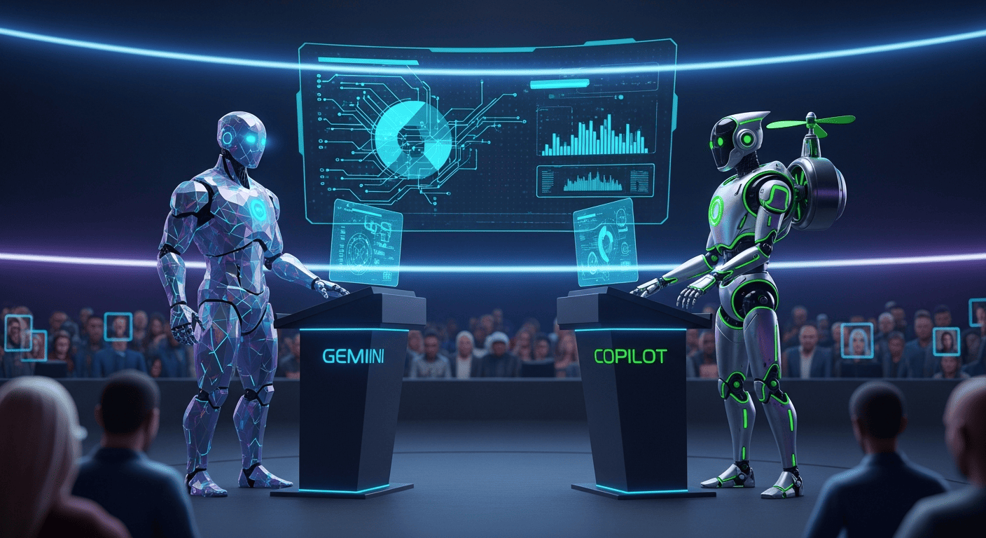 Google Gemini Microsoft Copilot Pros & Cons Gemini vs Copilot AI assistant comparison Best AI productivity tools AI for content creation Office automation AI AI workflow automation Team collaboration AI AI for coding and development Long-Tail Keywords Google Gemini vs Microsoft Copilot features Best AI assistant for business productivity AI assistant for content creators Microsoft 365 AI tools comparison AI productivity software for teams Context-aware AI assistant AI-powered workflow optimization Google ecosystem AI tools Enterprise AI productivity solutions AI assistant pricing and plans